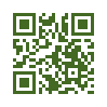 QR код со ссылкой на Кузиния ярко-зеленая