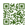 QR код со ссылкой на Опунция зеленовато-желтая