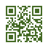 QR код со ссылкой на Опеграфа зеленая